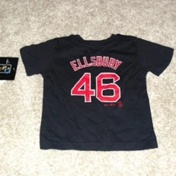 Boston Red Sox Jacoby Ellsbury Infant Baby Kids T-shirt Sz. 12 Months New Mlb - Picture 1 of 2